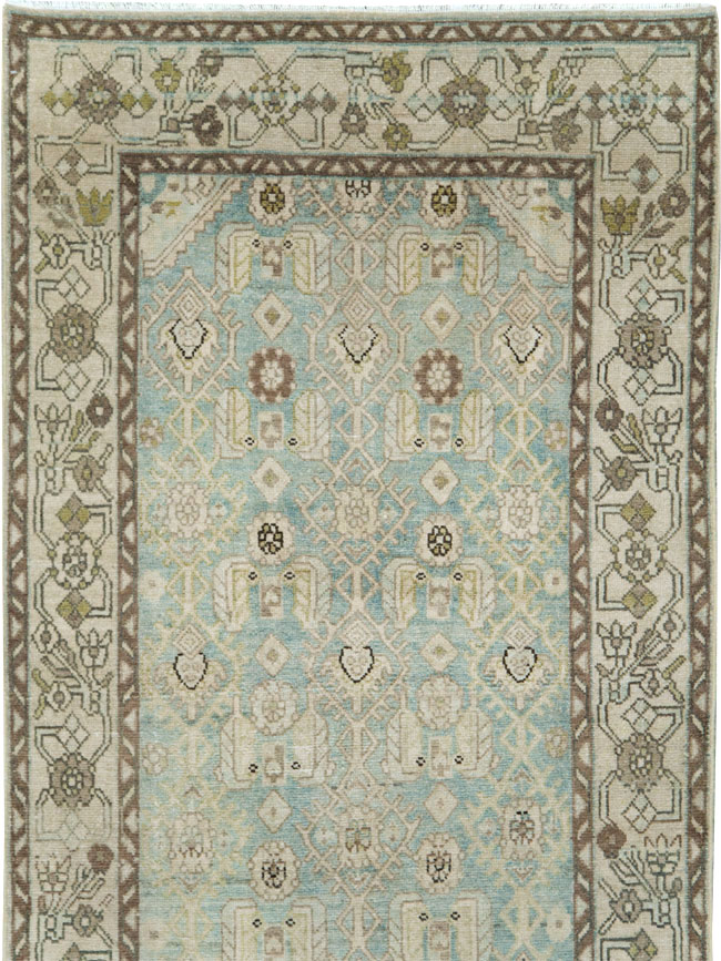 Vintage Persian Malayer Runner (Pair: 1 of 2), No.28700 - Staging