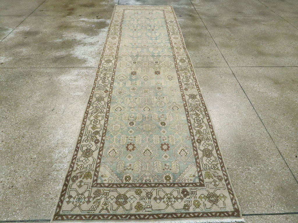 Vintage Persian Malayer Runner (Pair: 1 of 2), No.28700 - Staging
