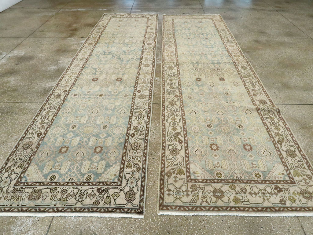 Vintage Persian Malayer Runner (Pair: 1 of 2), No.28700 - Staging