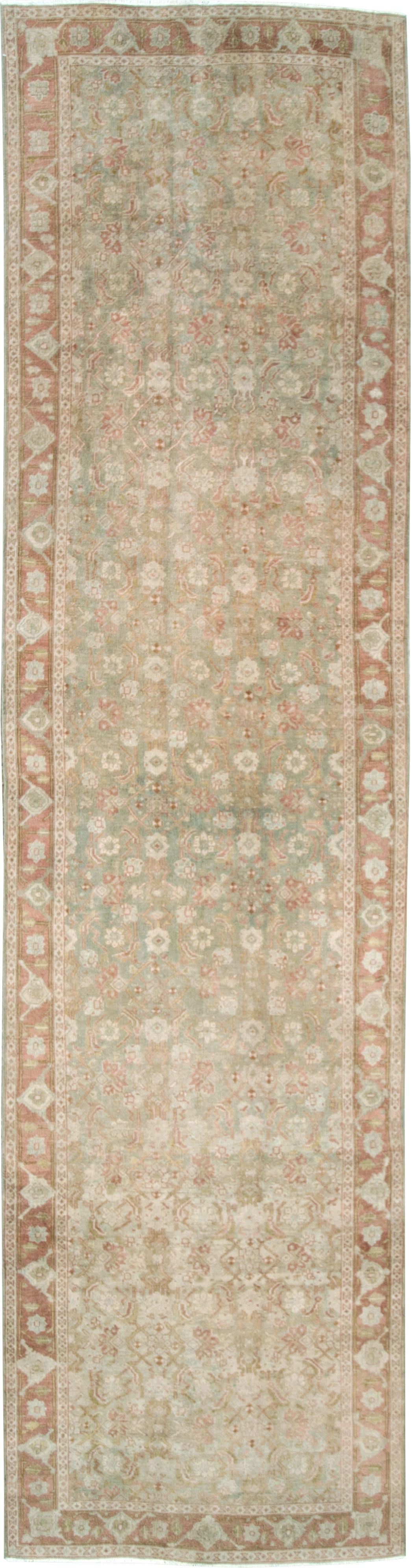 Vintage Persian Tabriz Runner (Pair: 1 of 2), No.28704 - Staging