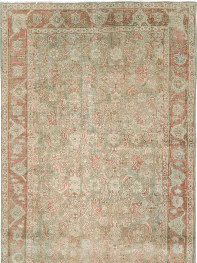 Vintage Persian Tabriz Runner (Pair: 1 of 2), No.28704 - Staging