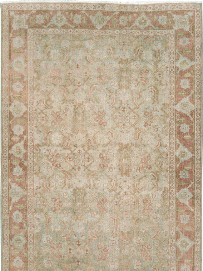 Vintage Persian Tabriz Runner (Pair: 1 of 2), No.28704 - Staging