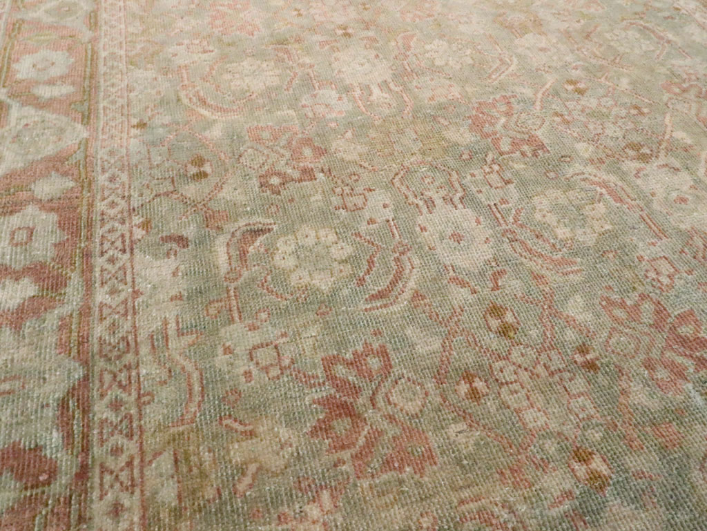 Vintage Persian Tabriz Runner (Pair: 1 of 2), No.28704 - Staging
