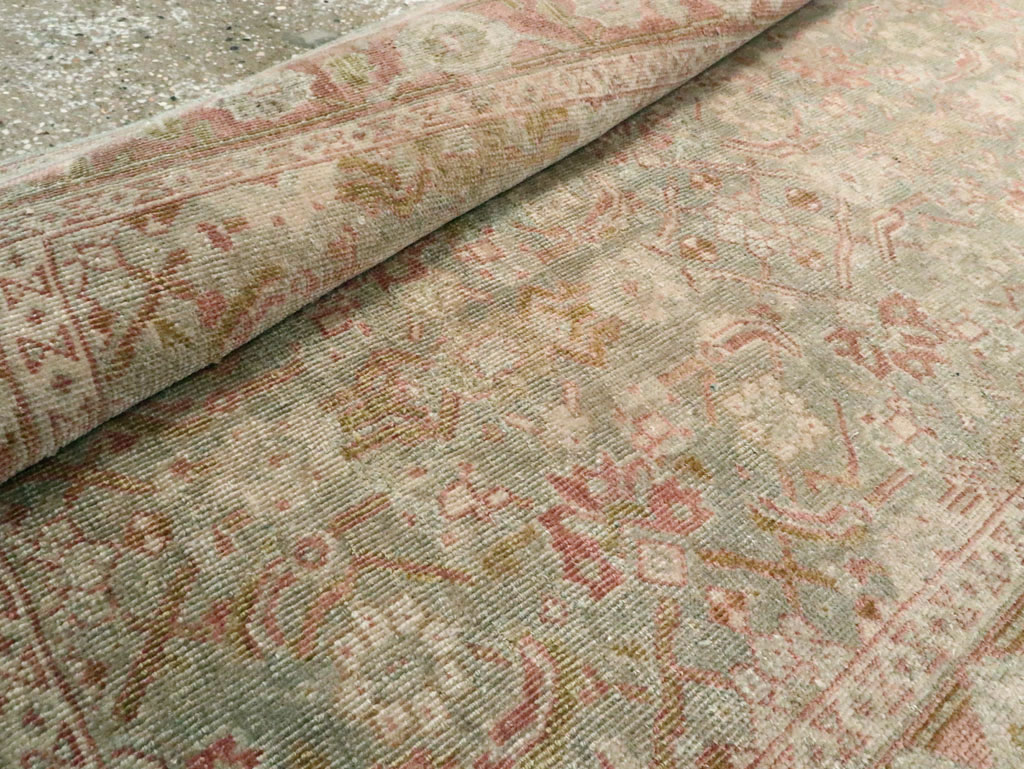 Vintage Persian Tabriz Runner (Pair: 1 of 2), No.28704 - Staging