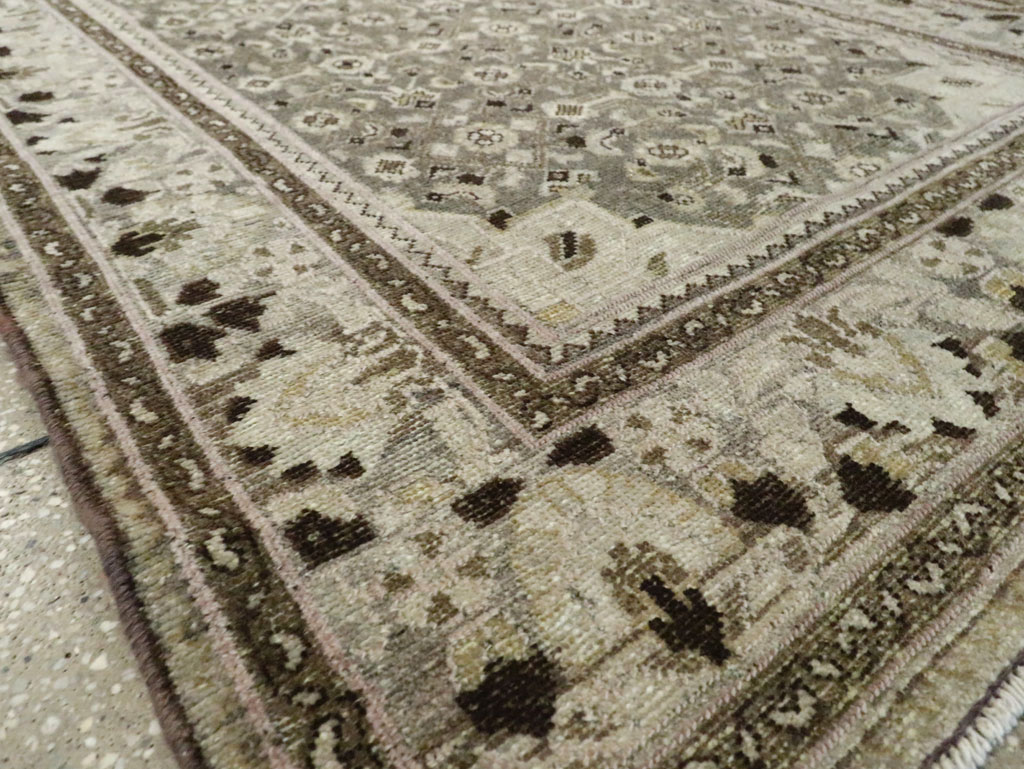 Vintage Persian Malayer Wide Gallery Runner, No.28705 - Staging