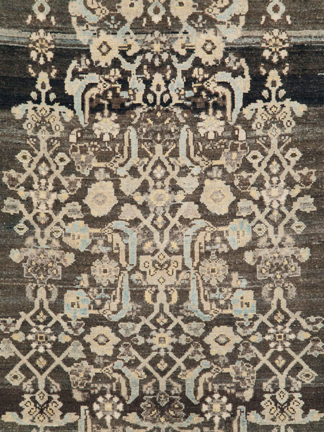 Vintage Persian Malayer Gallery Rug (Pair: 2 of 2), No.28707 - Staging