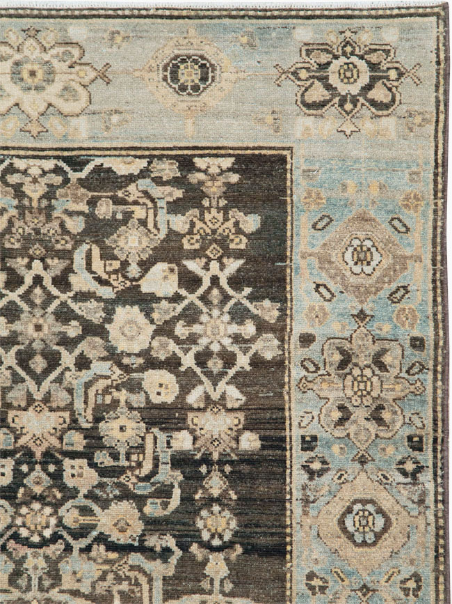 Vintage Persian Malayer Gallery Rug (Pair: 2 of 2), No.28707 - Staging
