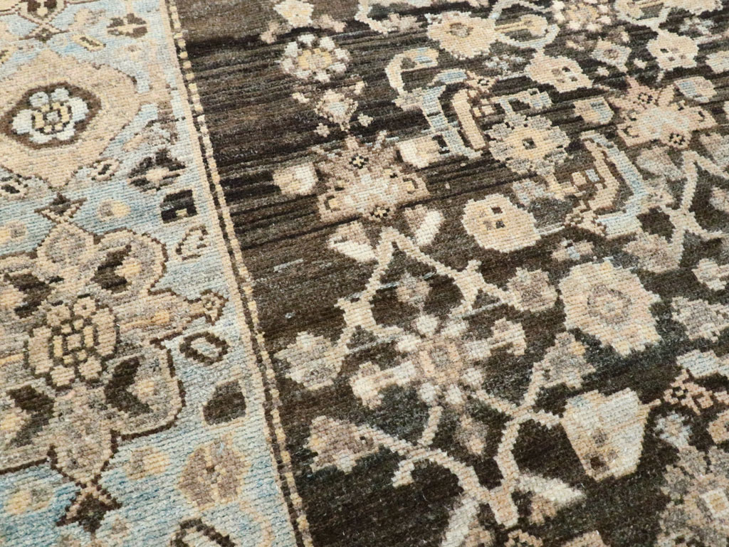 Vintage Persian Malayer Gallery Rug (Pair: 2 of 2), No.28707 - Staging
