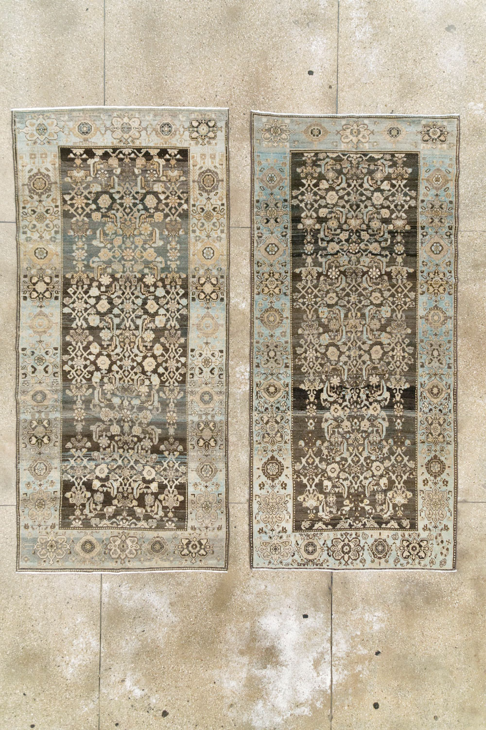Vintage Persian Malayer Gallery Rug (Pair: 2 of 2), No.28707 - Staging
