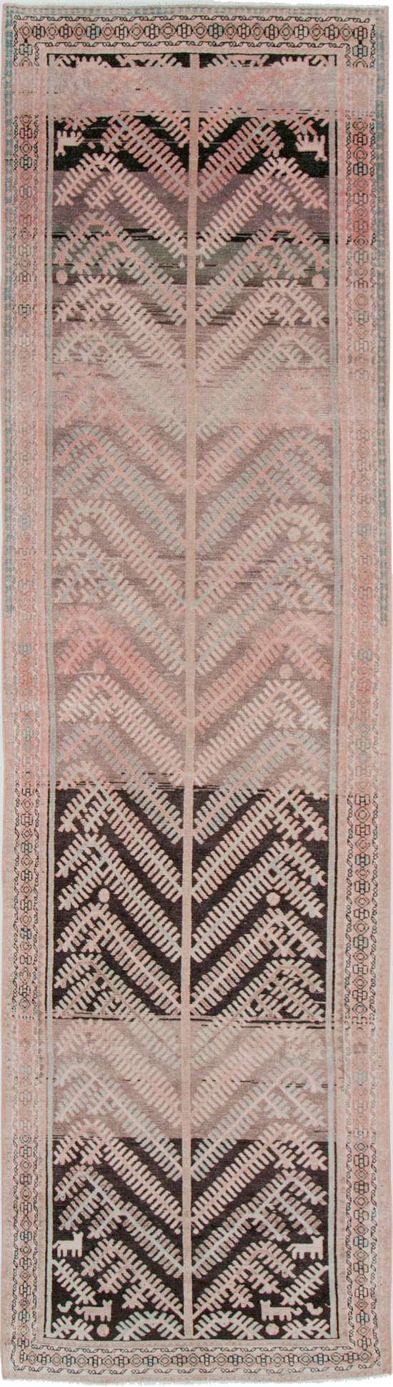 Vintage Persian Malayer Runner, No.28708 - Staging