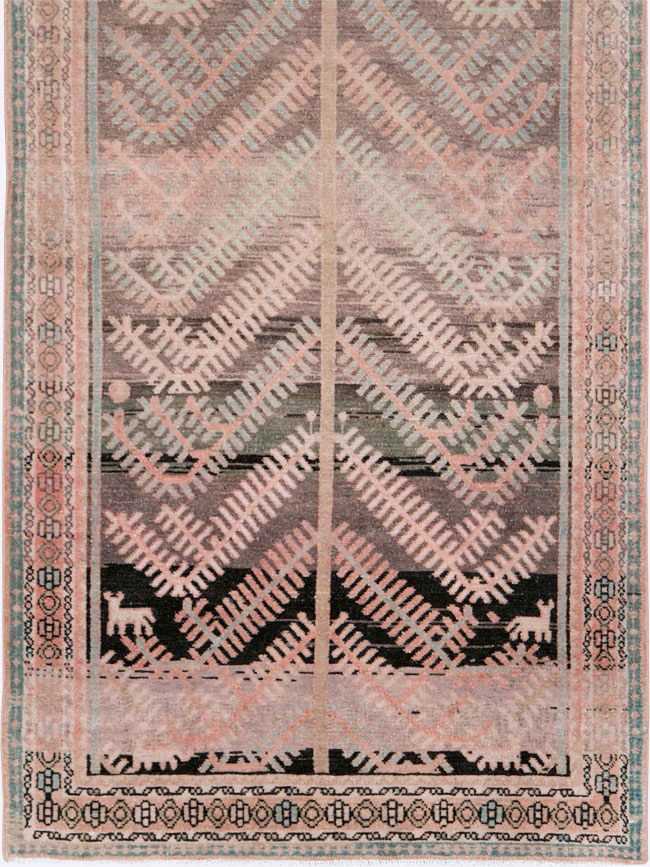 Vintage Persian Malayer Runner, No.28708 - Staging