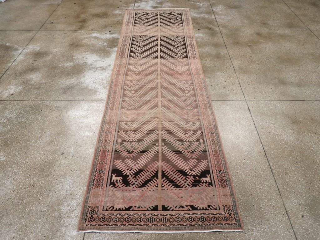 Vintage Persian Malayer Runner, No.28708 - Staging