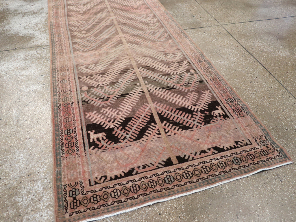 Vintage Persian Malayer Runner, No.28708 - Staging