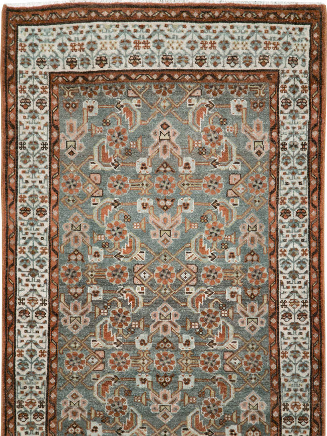 Antique Persian Malayer Runner, No.28710 - Staging