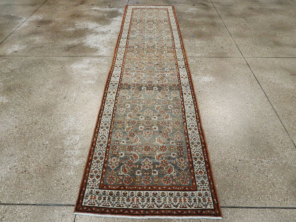 Antique Persian Malayer Runner, No.28710 - Staging