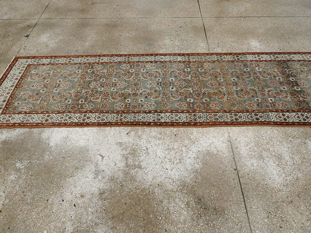 Antique Persian Malayer Runner, No.28710 - Staging