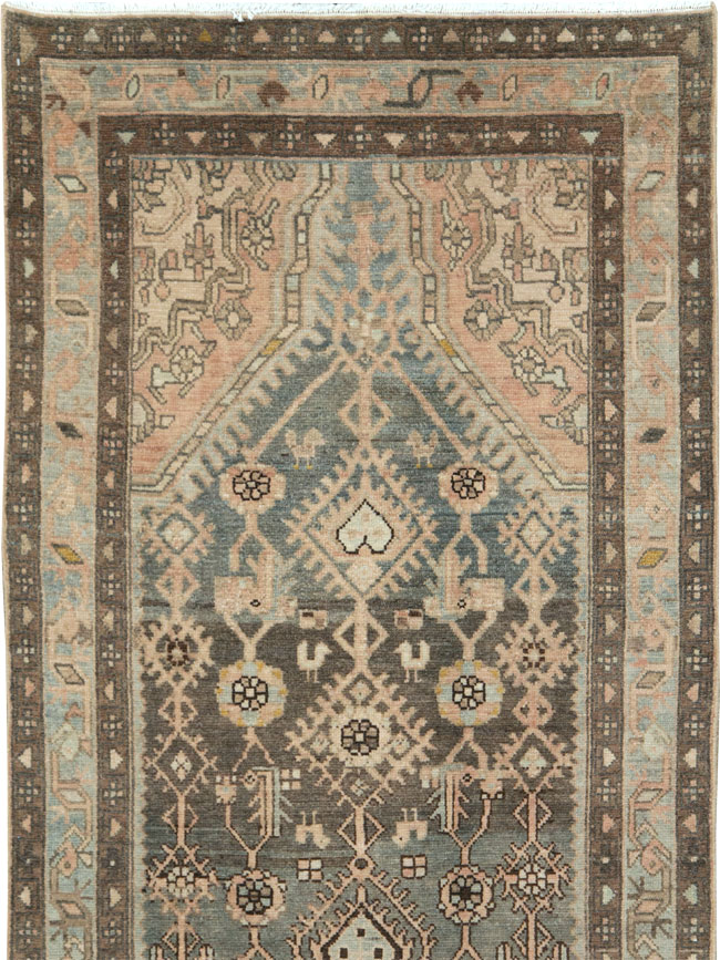 Vintage Persian Malayer Runner, No.28711 - Staging