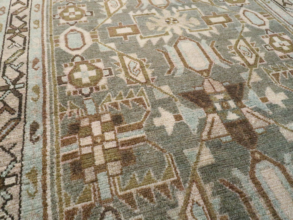 Vintage Persian Malayer Long Runner, No.28713 - Staging