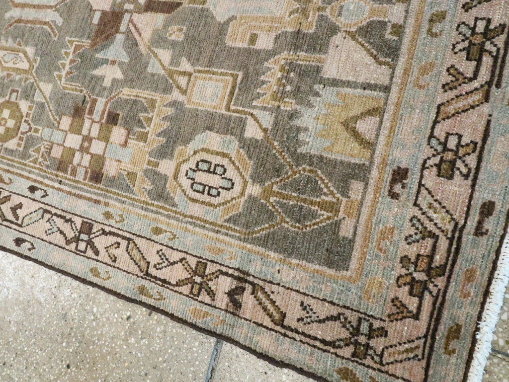 Vintage Persian Malayer Long Runner, No.28713 - Staging