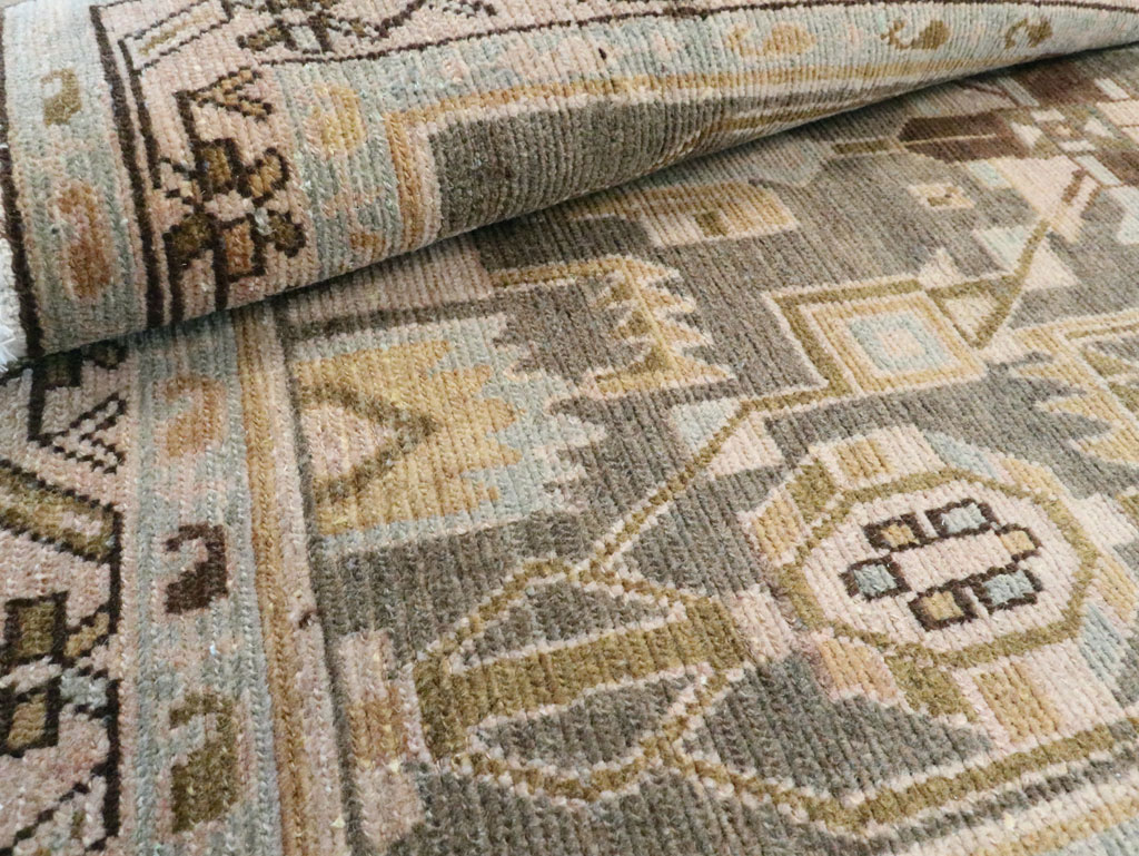 Vintage Persian Malayer Long Runner, No.28713 - Staging