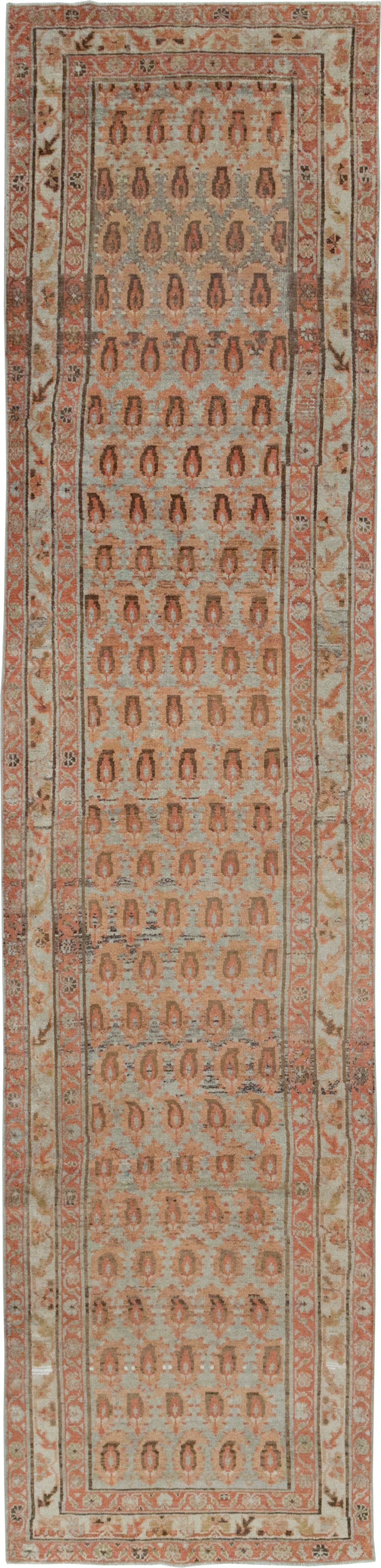 Antique Persian Malayer Runner, No.28715 - Staging