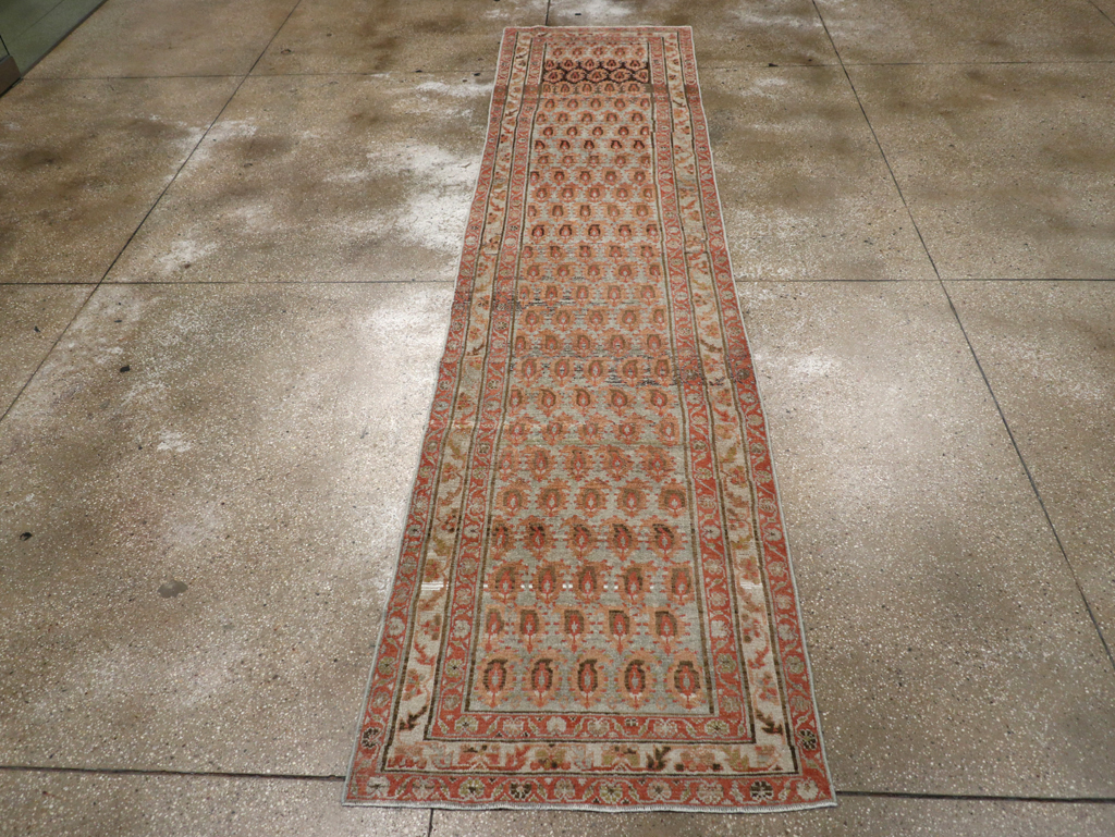Antique Persian Malayer Runner, No.28715 - Staging
