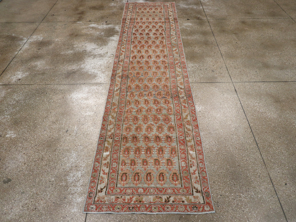 Antique Persian Malayer Runner, No.28715 - Staging