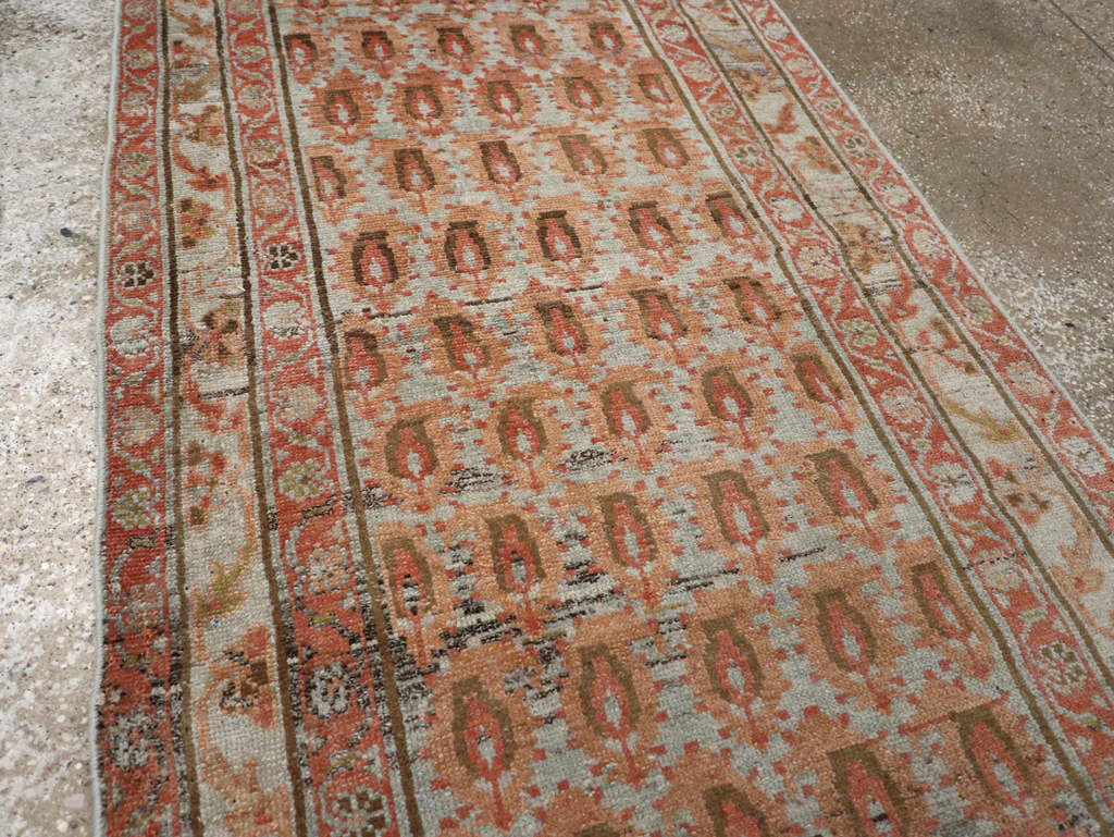 Antique Persian Malayer Runner, No.28715 - Staging