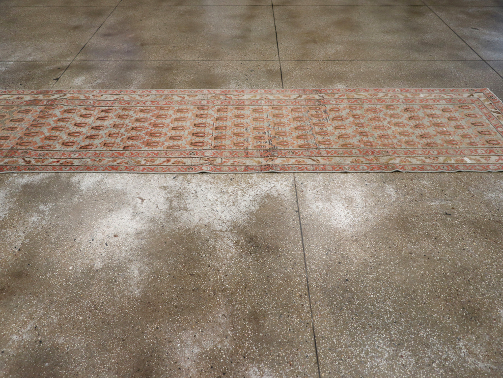 Antique Persian Malayer Runner, No.28715 - Staging