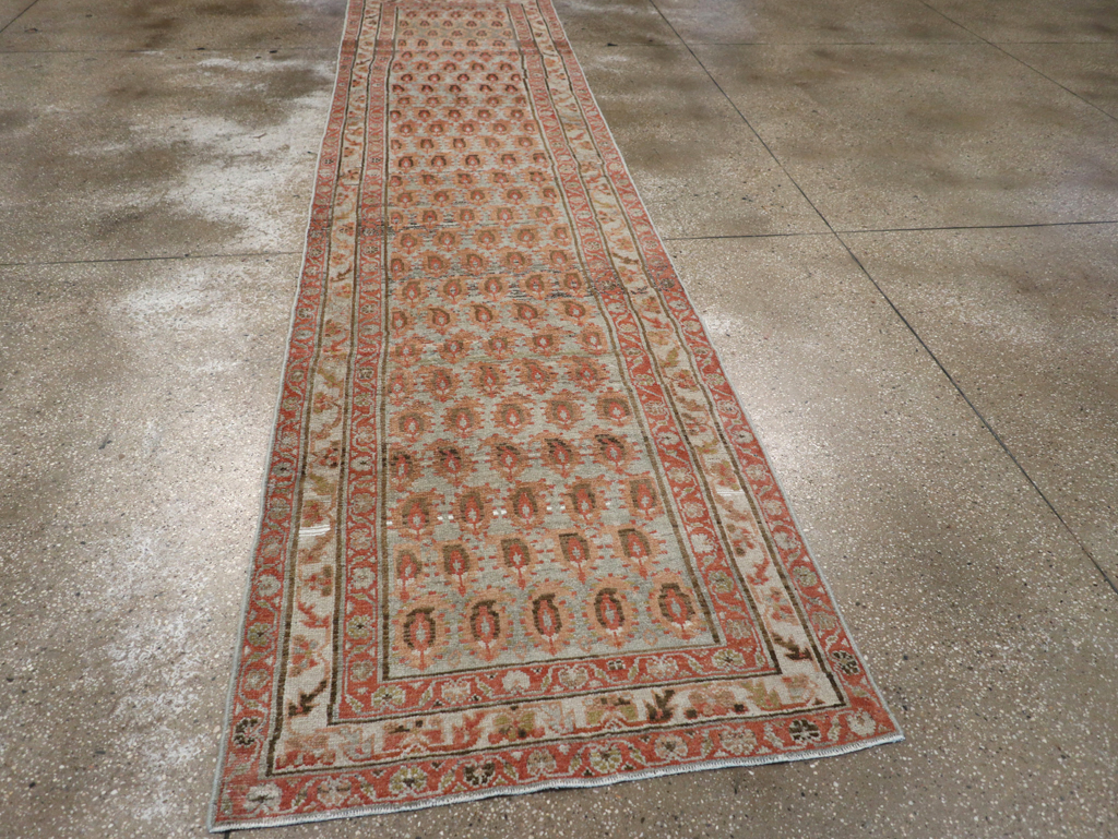 Antique Persian Malayer Runner, No.28715 - Staging
