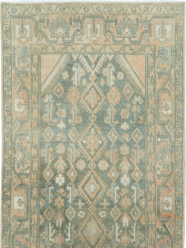 Vintage Persian Malayer Long Runner, No.28716 - Staging