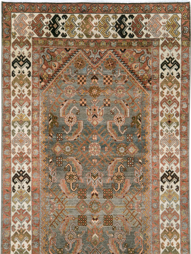 Antique Persian Malayer Runner, No.28718 - Staging