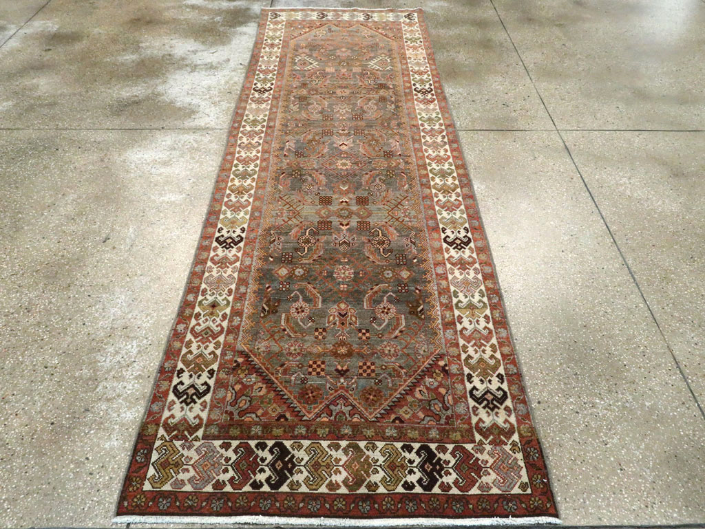 Antique Persian Malayer Runner, No.28718 - Staging