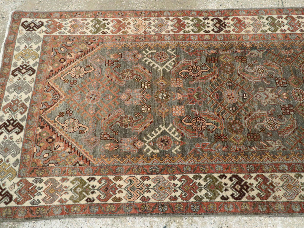 Antique Persian Malayer Runner, No.28718 - Staging
