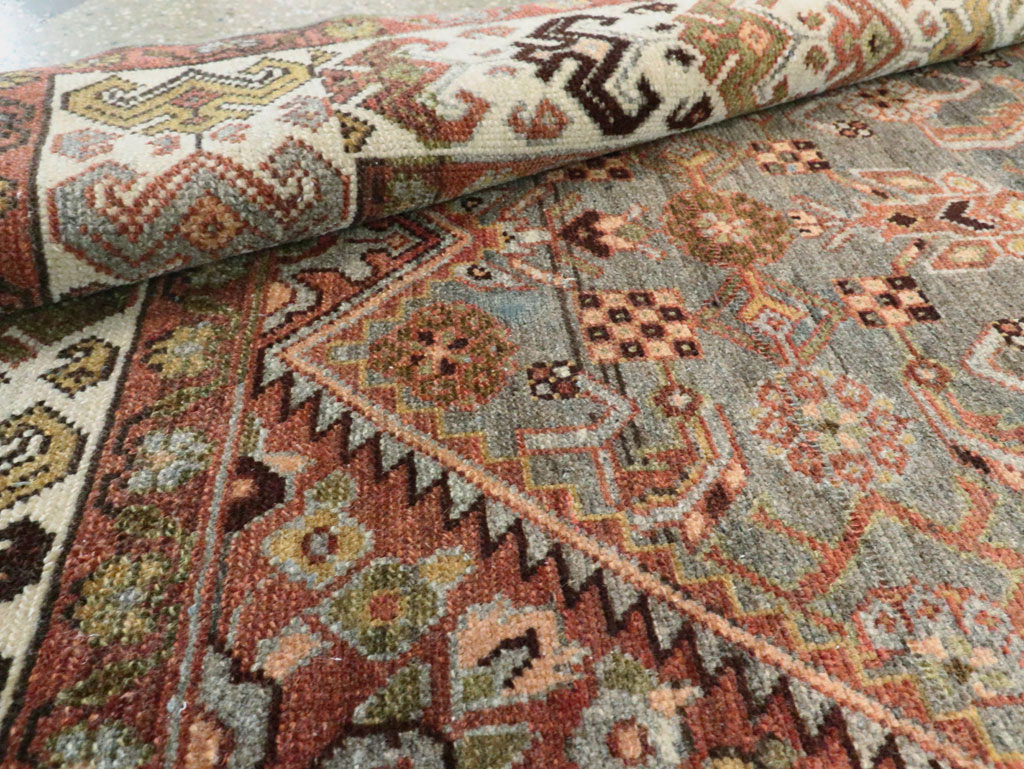 Antique Persian Malayer Runner, No.28718 - Staging