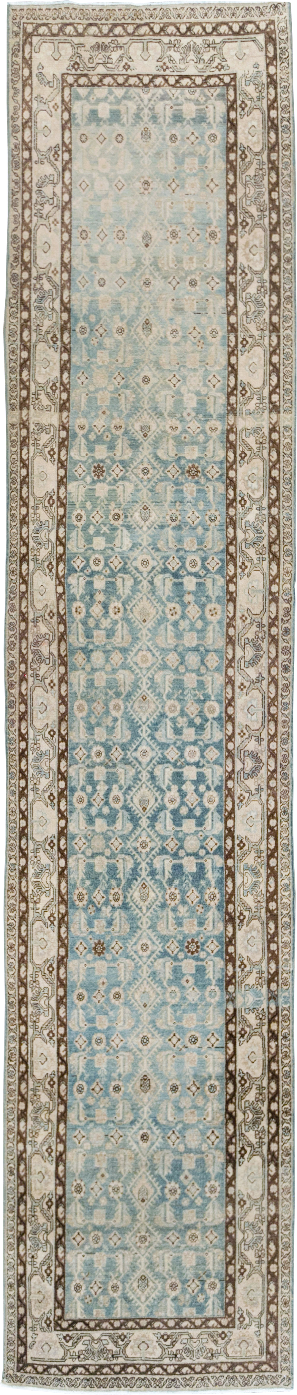 Vintage Persian Malayer Runner, No.28719 - Staging