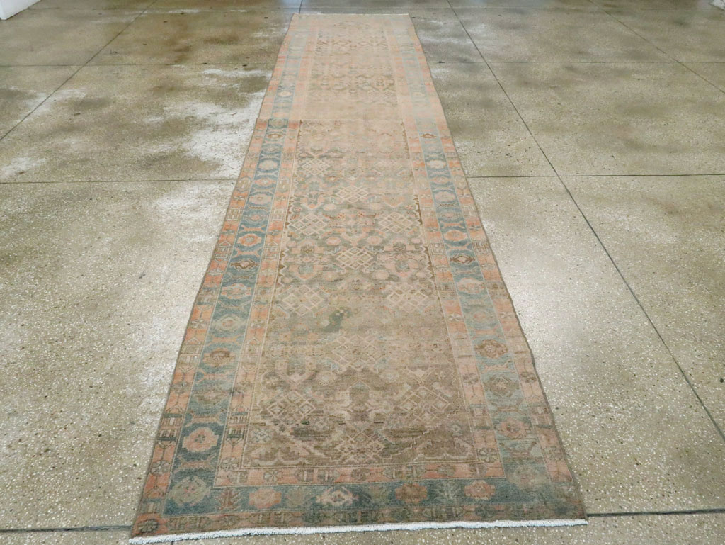 Vintage Persian Malayer Runner, No.28724 - Staging