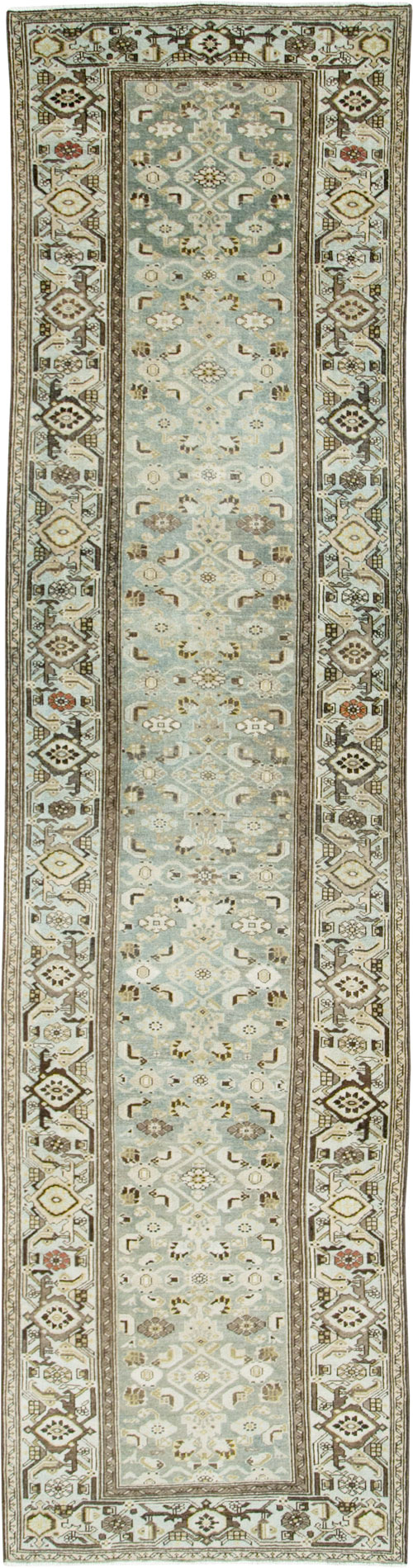 Antique Persian Malayer Runner, No.28728 - Staging