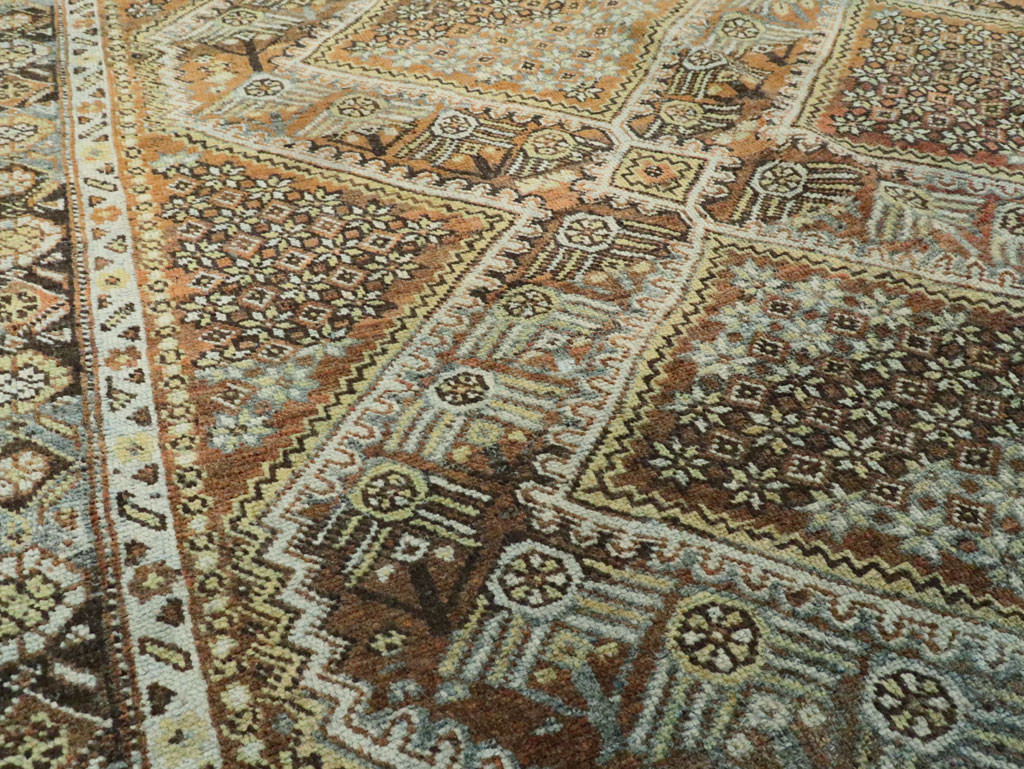 Antique Persian Afshar Small Room Size Carpet, No.28730 - Staging