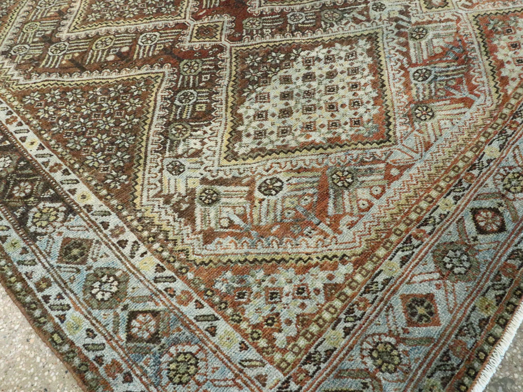 Antique Persian Afshar Small Room Size Carpet, No.28730 - Staging