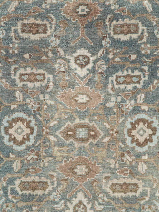 Vintage Persian Malayer Accent Rug, No.28732 - Staging