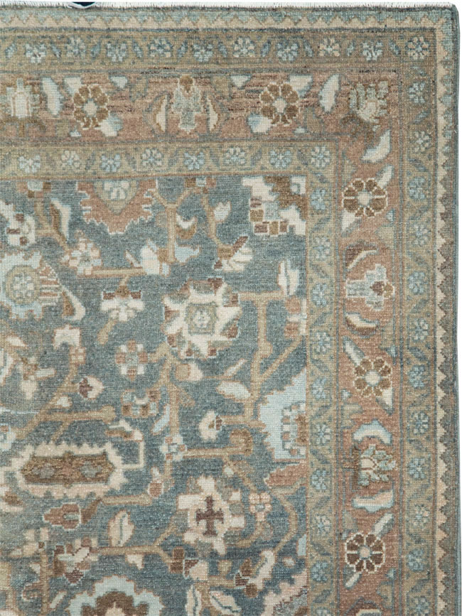 Vintage Persian Malayer Accent Rug, No.28732 - Staging