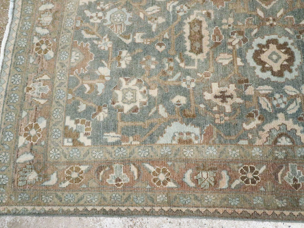 Vintage Persian Malayer Accent Rug, No.28732 - Staging