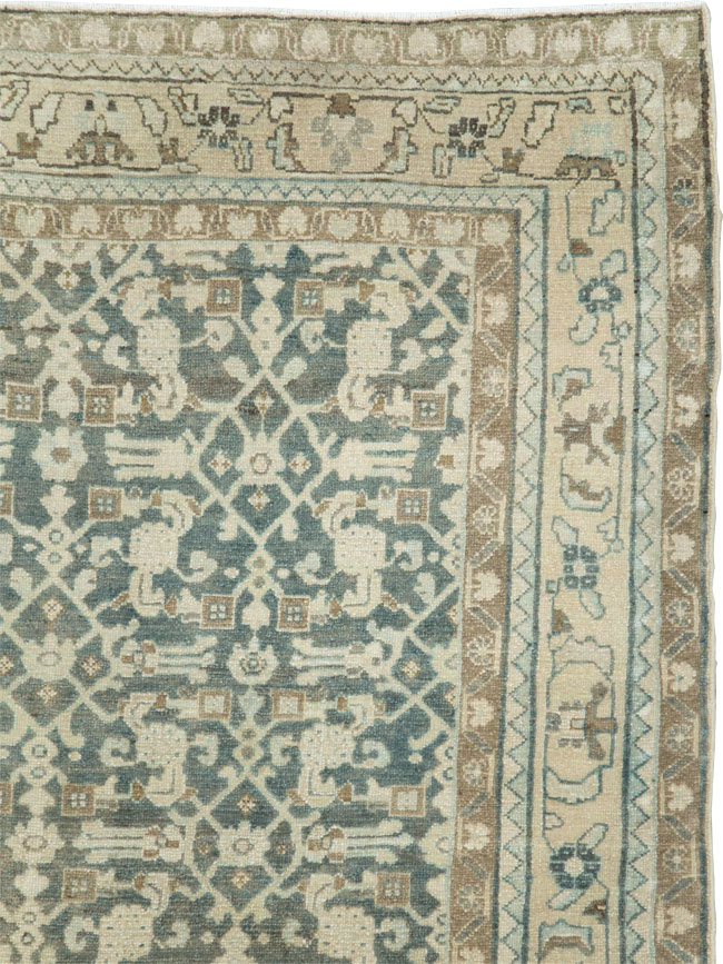Vintage Persian Malayer Carpet, No.28736 - Staging