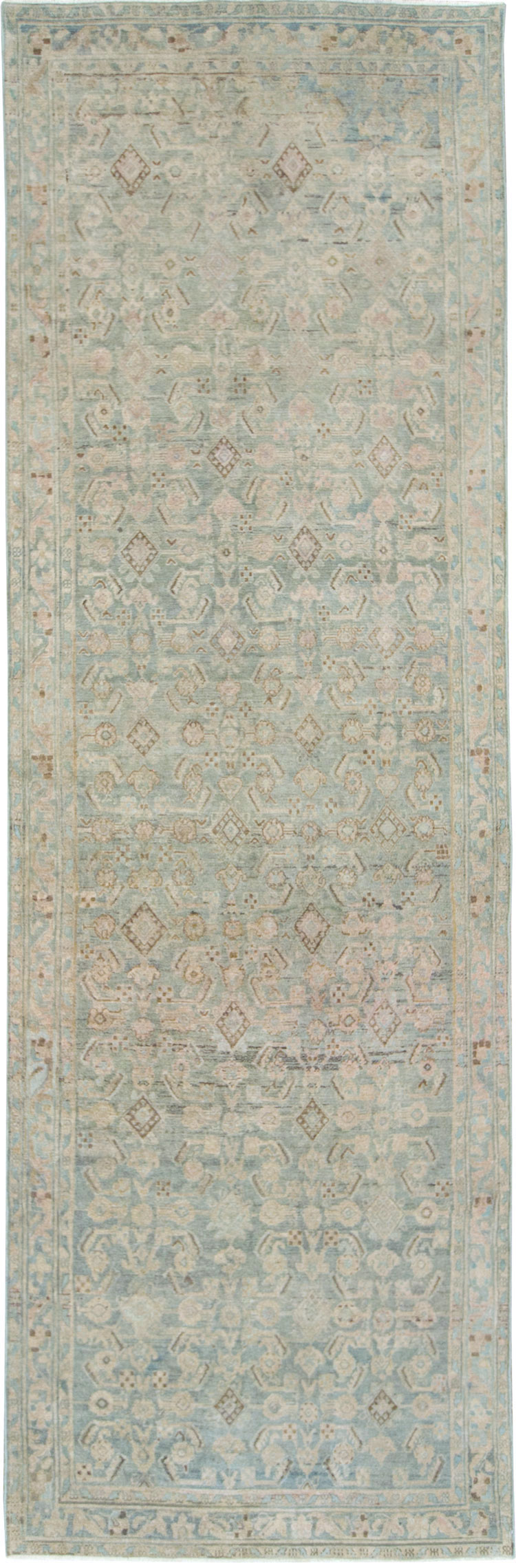 Vintage Persian Malayer Wide Gallery Runner, No.28739 - Staging