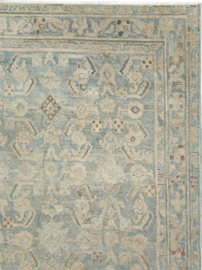 Vintage Persian Malayer Wide Gallery Runner, No.28739 - Staging