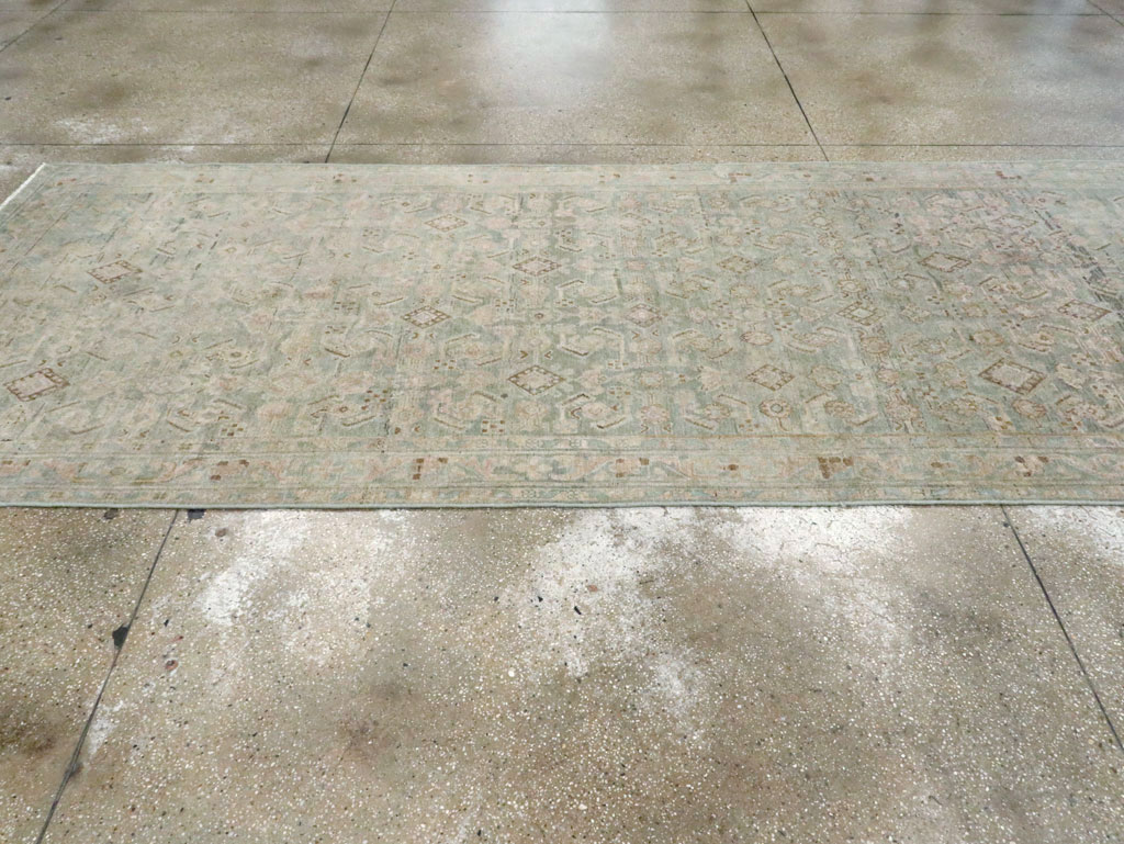 Vintage Persian Malayer Wide Gallery Runner, No.28739 - Staging