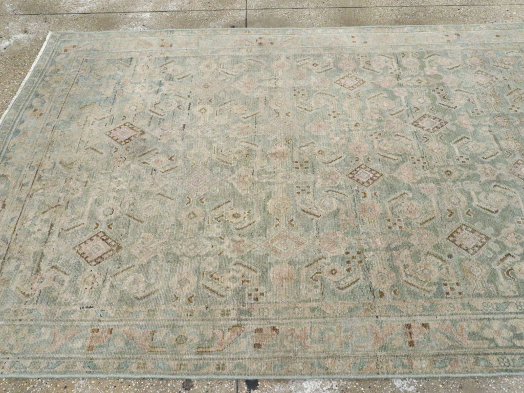 Vintage Persian Malayer Wide Gallery Runner, No.28739 - Staging