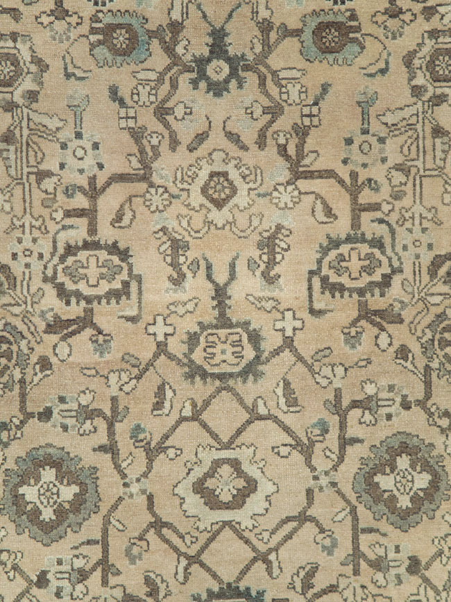 Vintage Persian Malayer Gallery Carpet, No.28740 - Staging