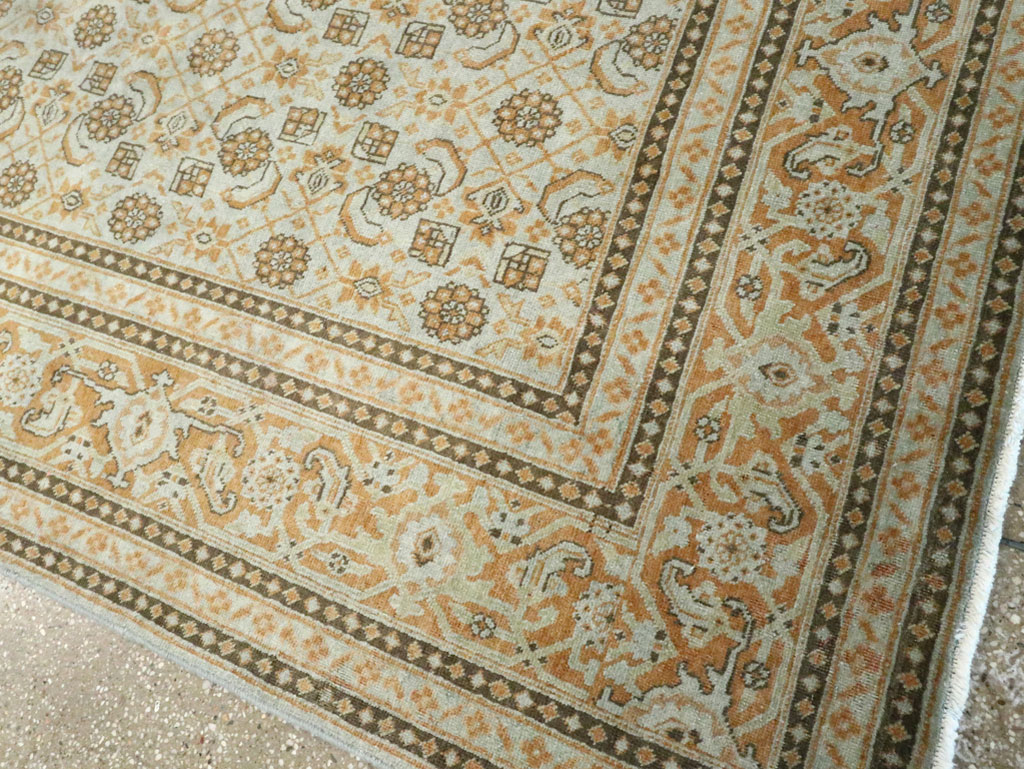 Vintage Persian Tabriz Carpet (Pair: 1 of 2), No.28741 - Staging